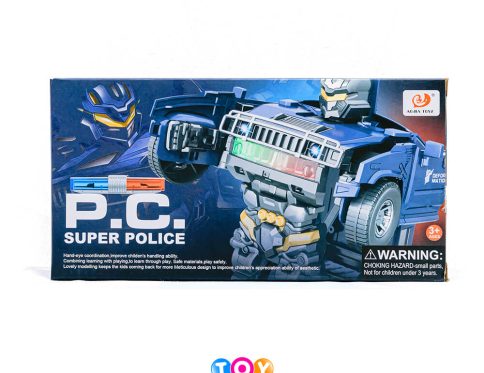 Super Police Robbot Car